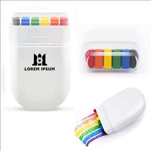 Rainbow Body Paint Stick Set with Travel Case